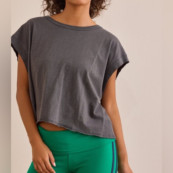 As Revival Tops - Altar’d State - AS Revival In Motion Circle Back Tee - XS NWT Asphalt Gray